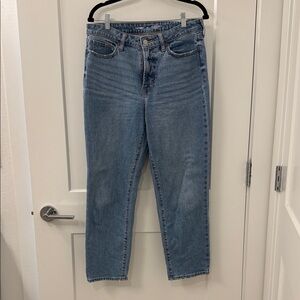 Old Navy Women's Straight Leg Blue Jeans